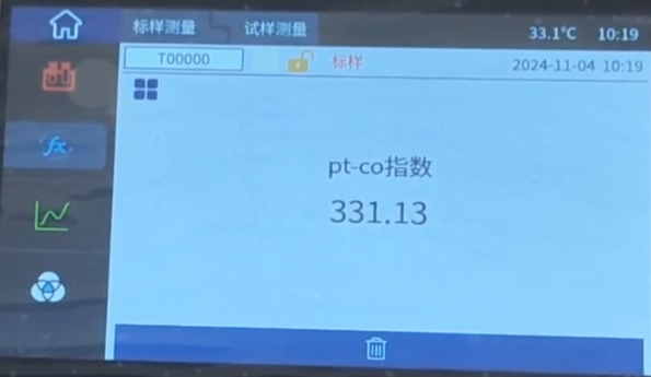 TS4010 to measure pt-co index